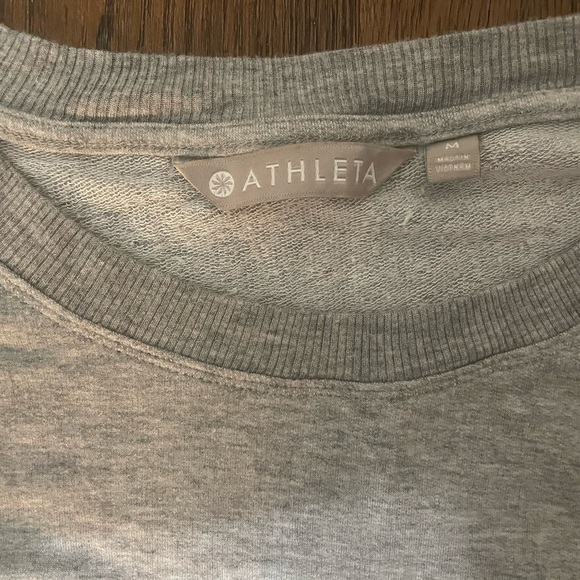 Athleta Light Gray Drishti Women's Side Ruched Top - Picture 2 of 4
